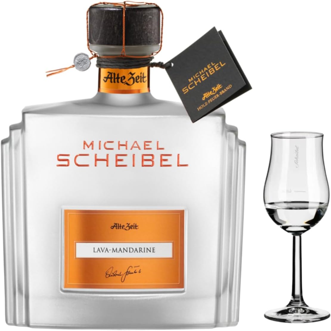 Scheibel Lava - Mandarine 0,7l + Scheibel Aroma Glas