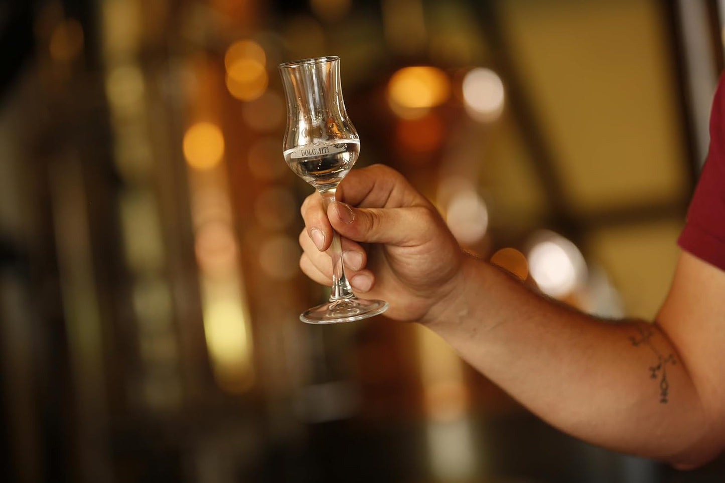 DOLOMITI Alte Williams-Christ-Birne 36 % vol. – Premium Williams-Schnaps aus dem Barrique-Fass – 1 l in Bügelflasche – Fruchtige Spirituose – Original aus Österreich