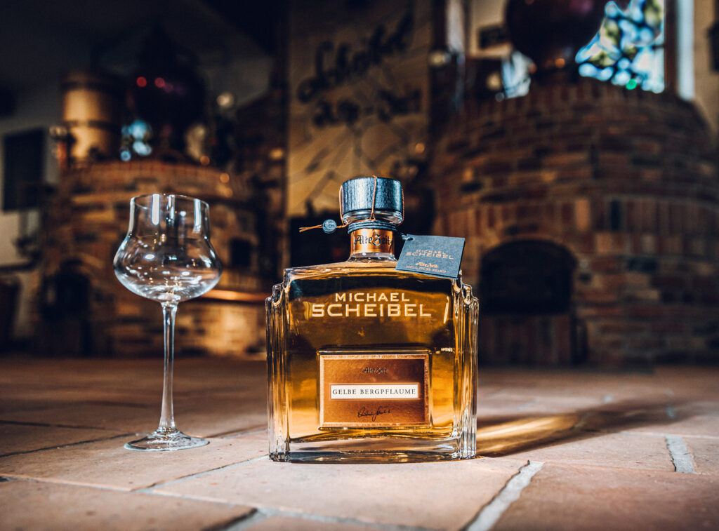 Scheibel Alte Zeit Gelbe Bergpflaume 0,7L 44% vol.