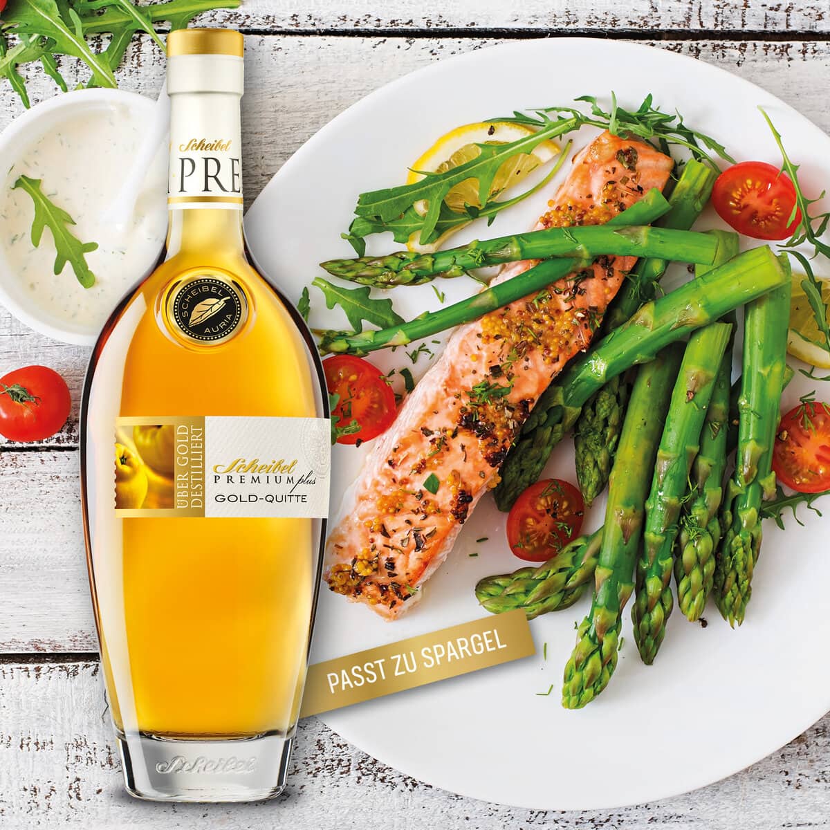 Scheibel LIMITIERT Gold-Quitte 0,7L 40% vol.