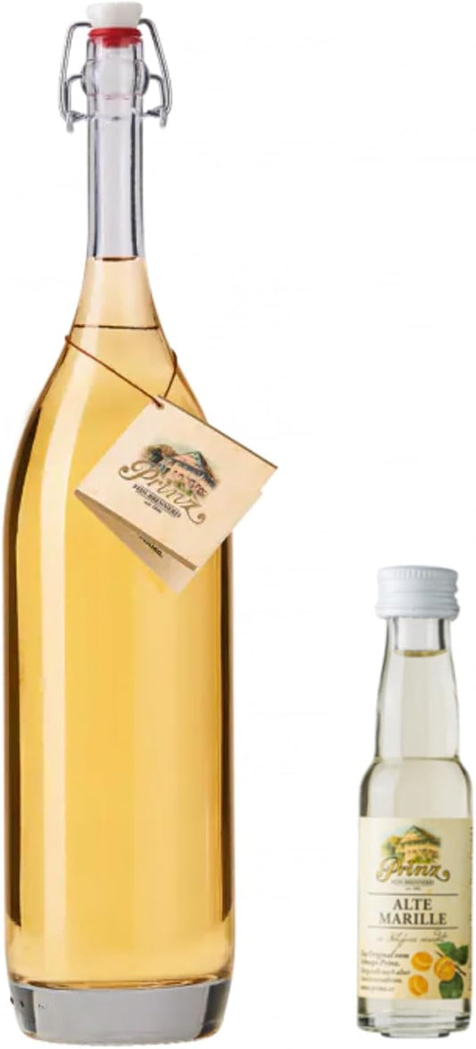 Prinz Alte Wald Himbeere 0,7 l + Prinz Probe 0,02 l – Edelbrand Schnaps aus Österreich, 41% vol