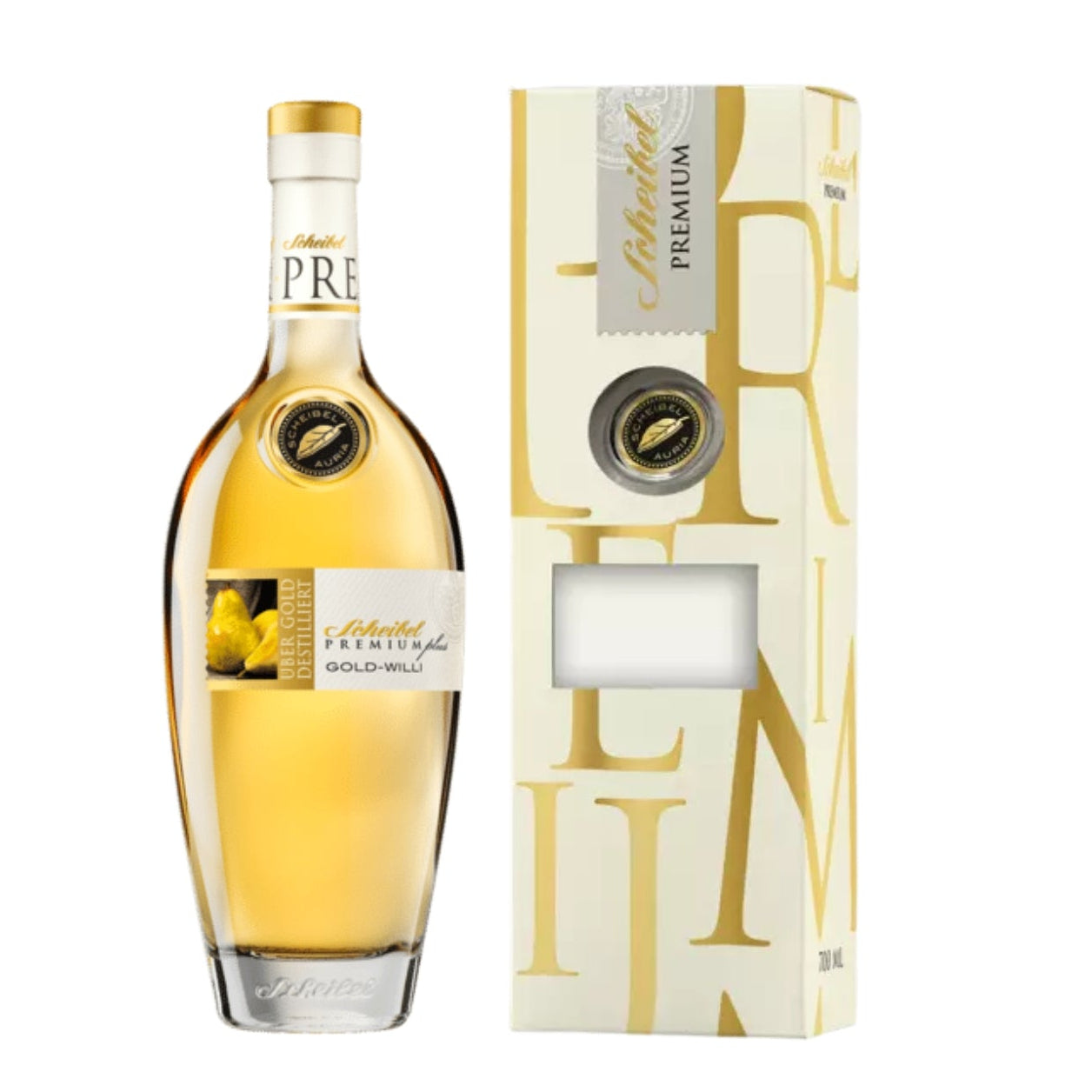 Scheibel Gold-Willi 0,7L 40% vol. mit Geschenkbox