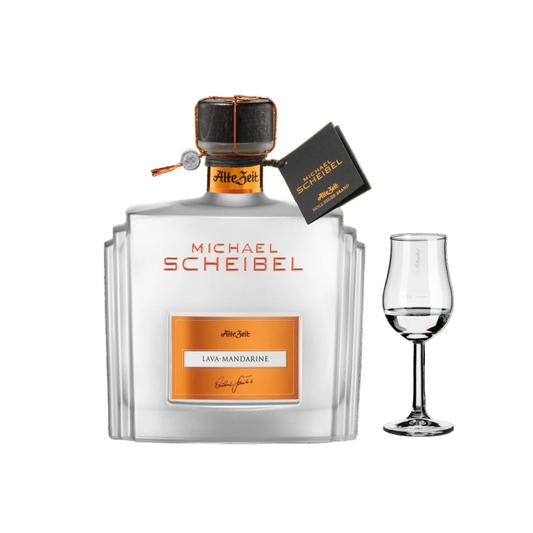 Scheibel Lava - Mandarine 0,7l + Scheibel Aroma Glas