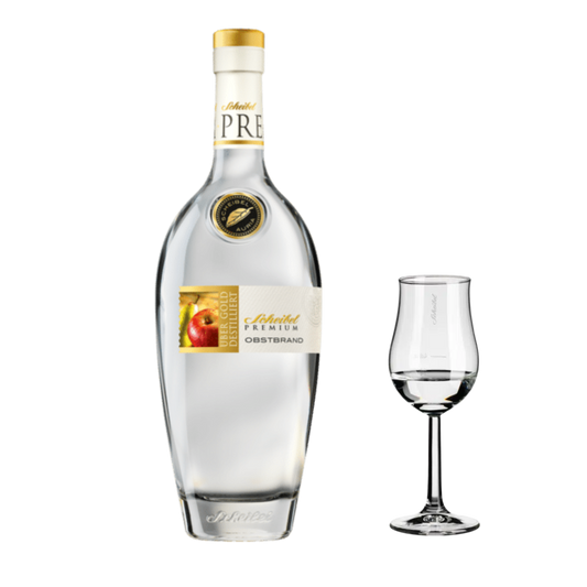 Scheibel PREMIUM Badischer Obstbrand 0,7L Flasche + Aroma-Glas