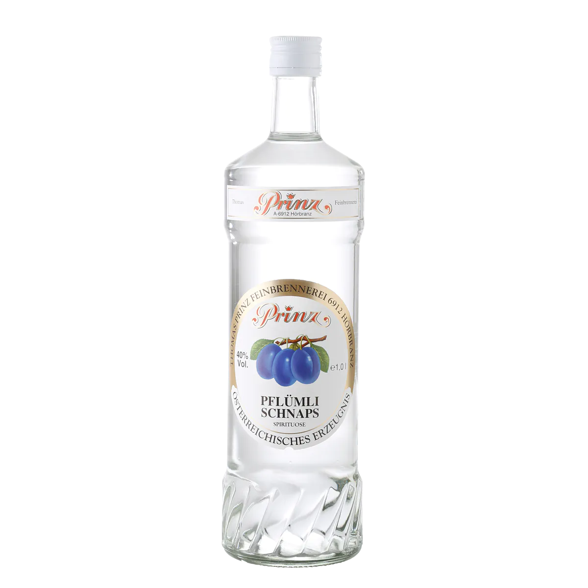Prinz Pflümli Schnaps 1,0 Liter 40% Vol.